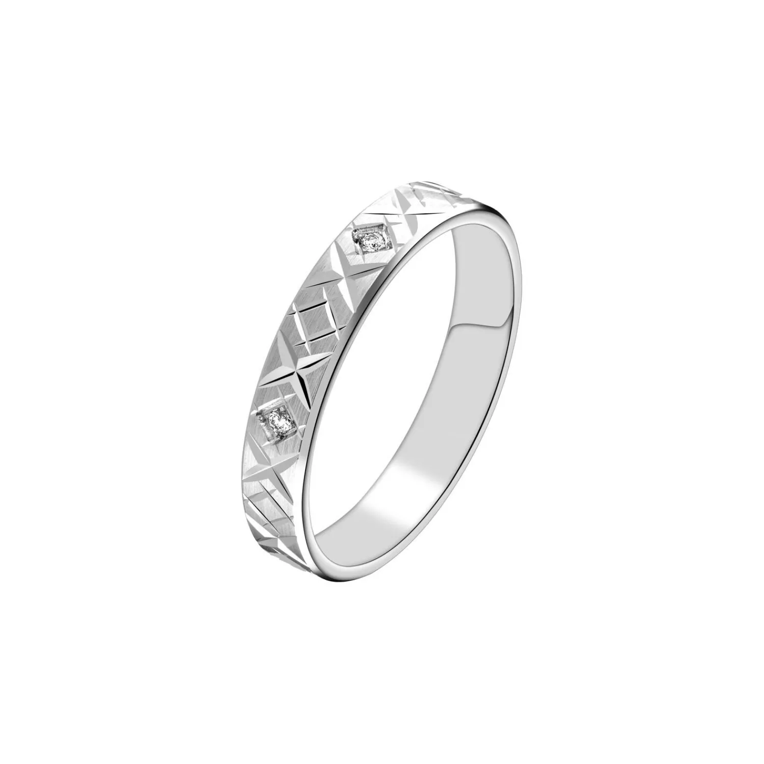 Rigal Alliance en or blanc et diamants Discount