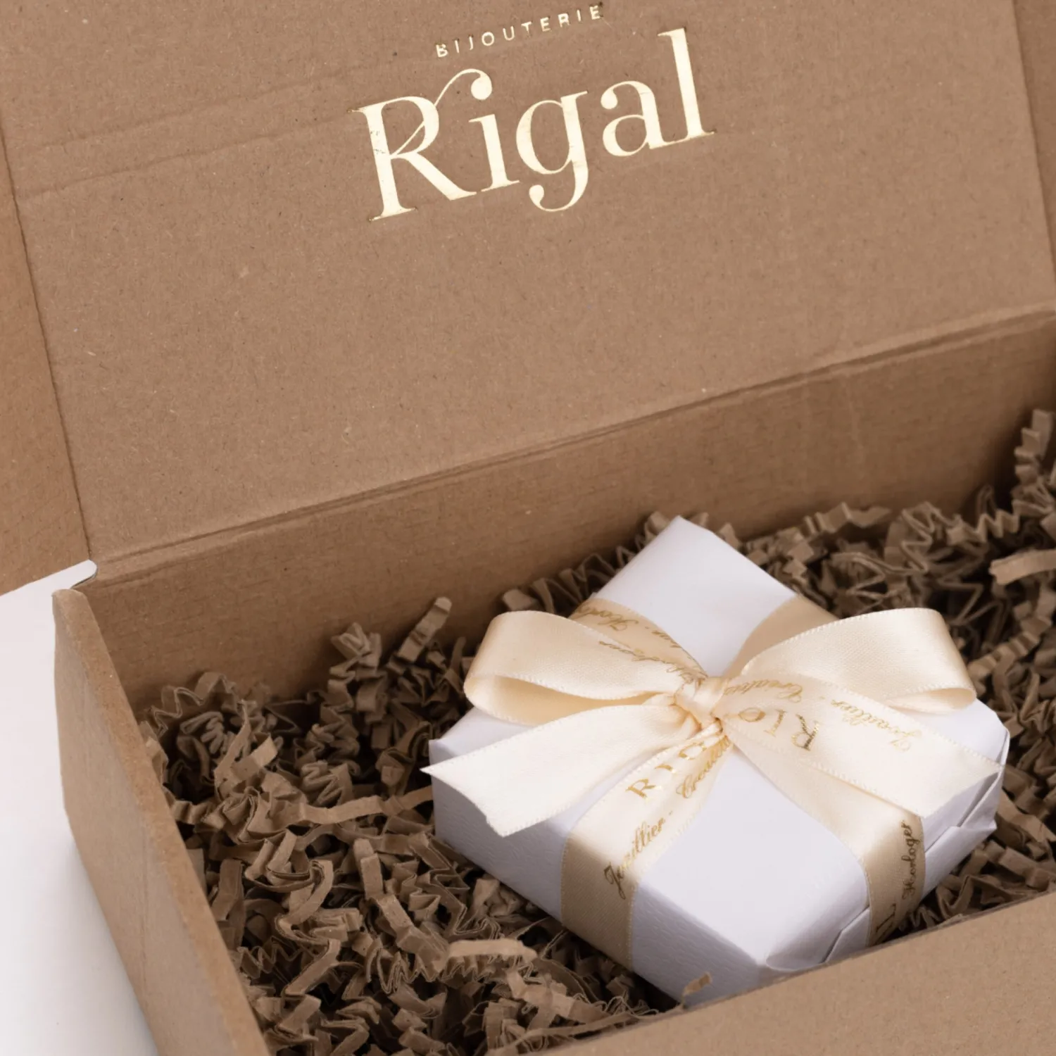 Rigal Alliance en or jaune et blanc Flash Sale