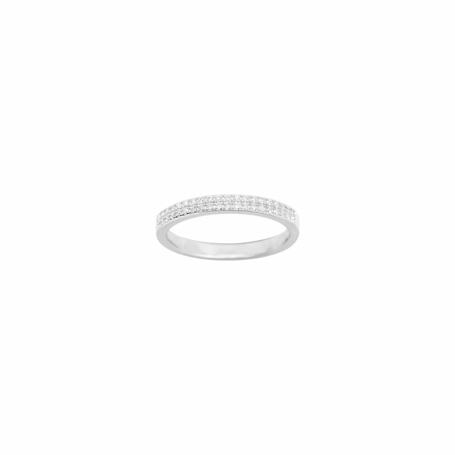 Rigal Bague en or blanc et diamants Fashion