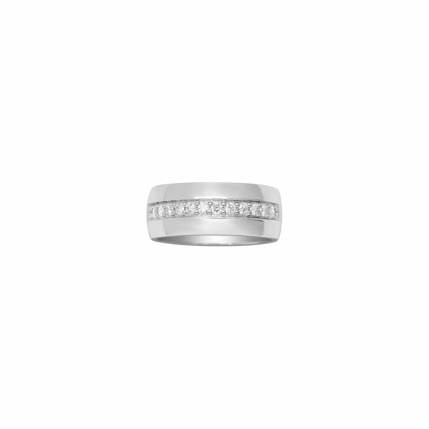 Rigal Bague en or blanc et diamants Outlet