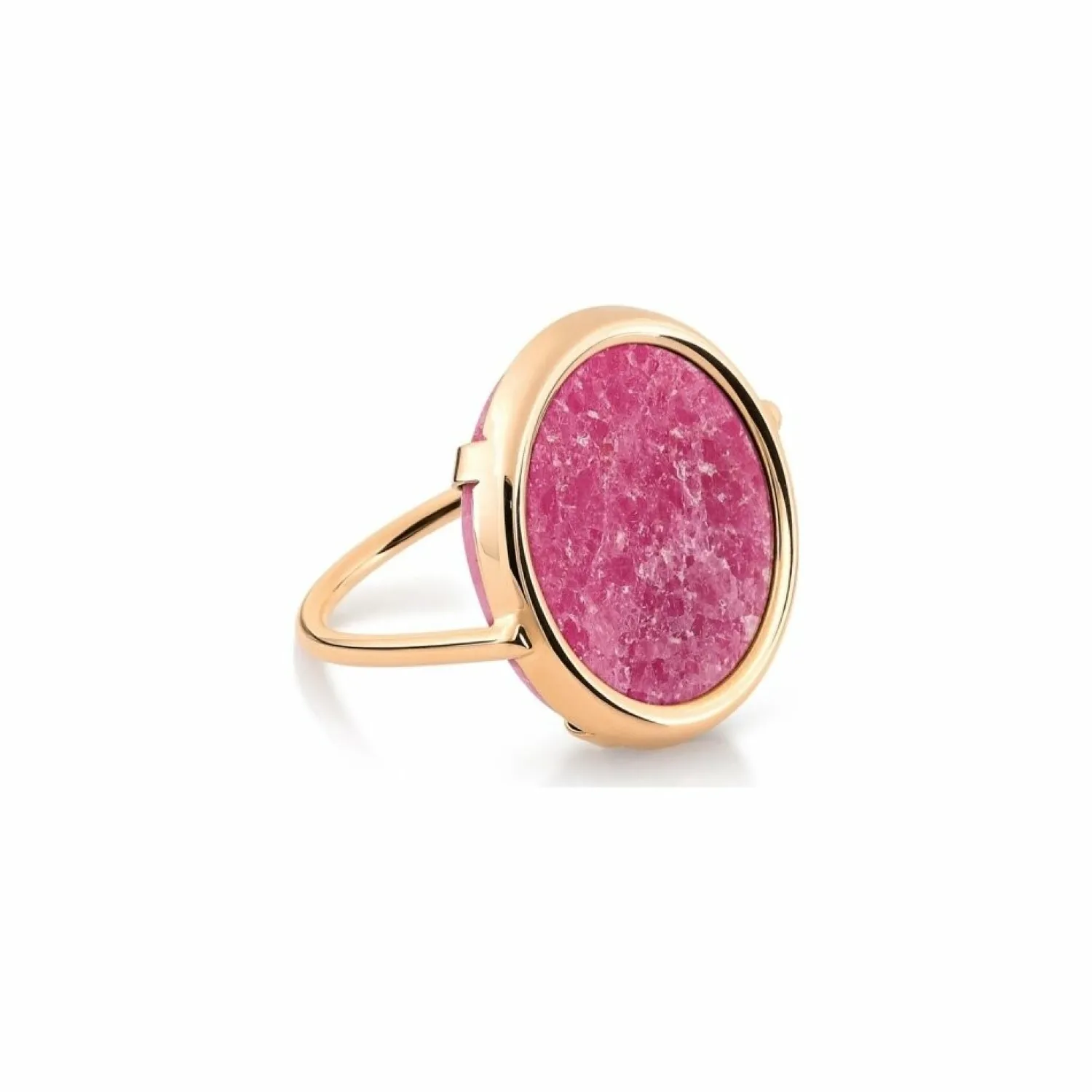 Ginette NY Bague DISC RINGS en or rose Cheap