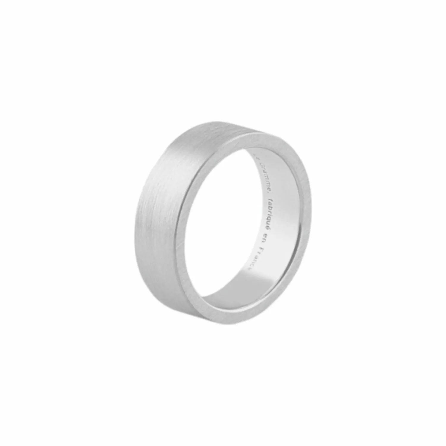 le gramme Bague Ruban en argent brossé, 9 grammes Best