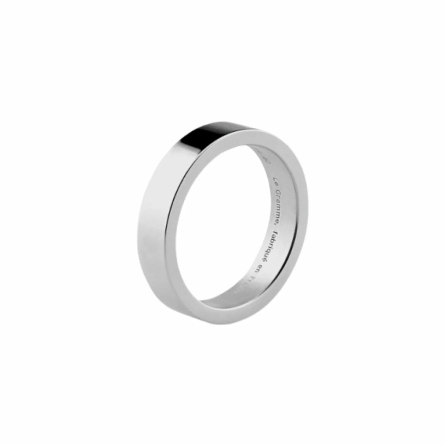 le gramme Bague Ruban en argent poli, 7 grammes Outlet