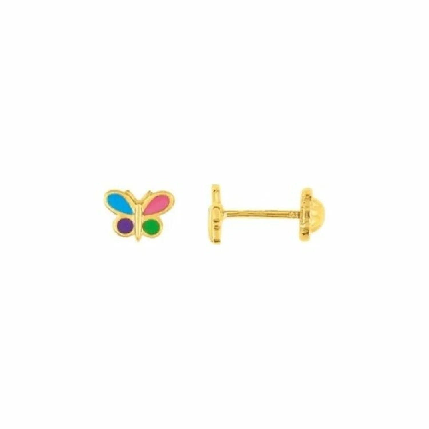 Rigal Boucles d'oreilles en or jaune Discount