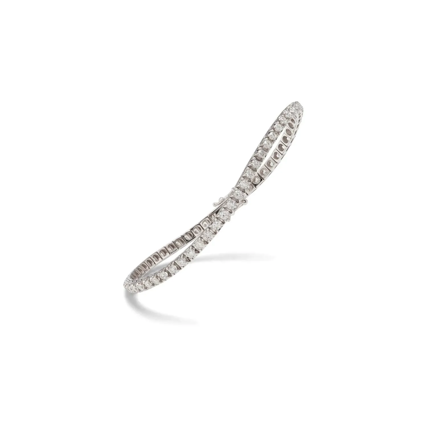 C&C Gioielli Bracelet en or blanc et diamants Cheap