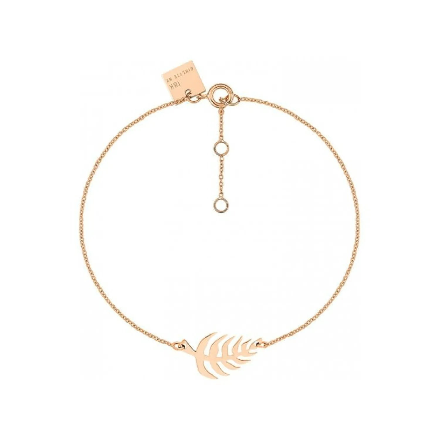 Ginette NY Bracelet MAAME SPRING en or rose Hot