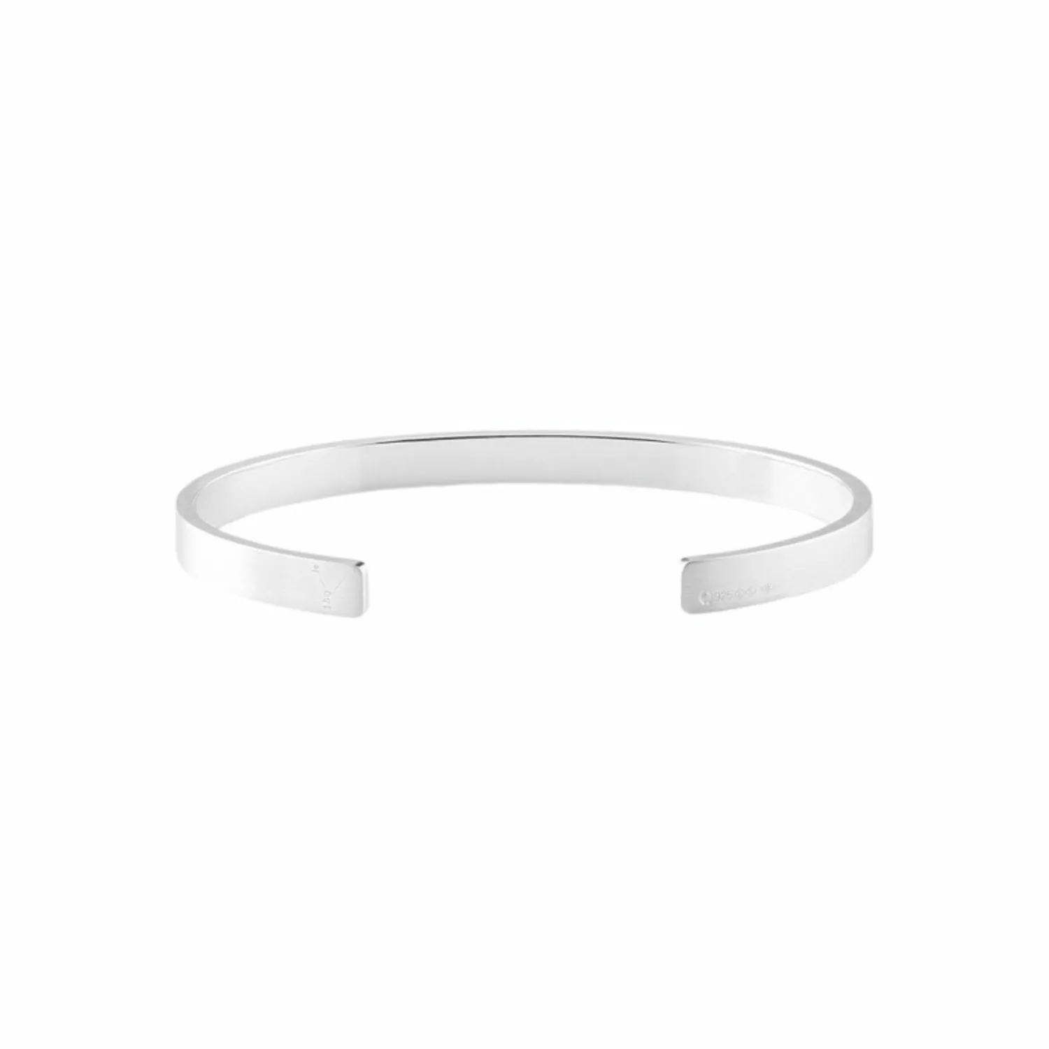 le gramme Bracelet Ruban en argent brossé, 15 grammes Clearance