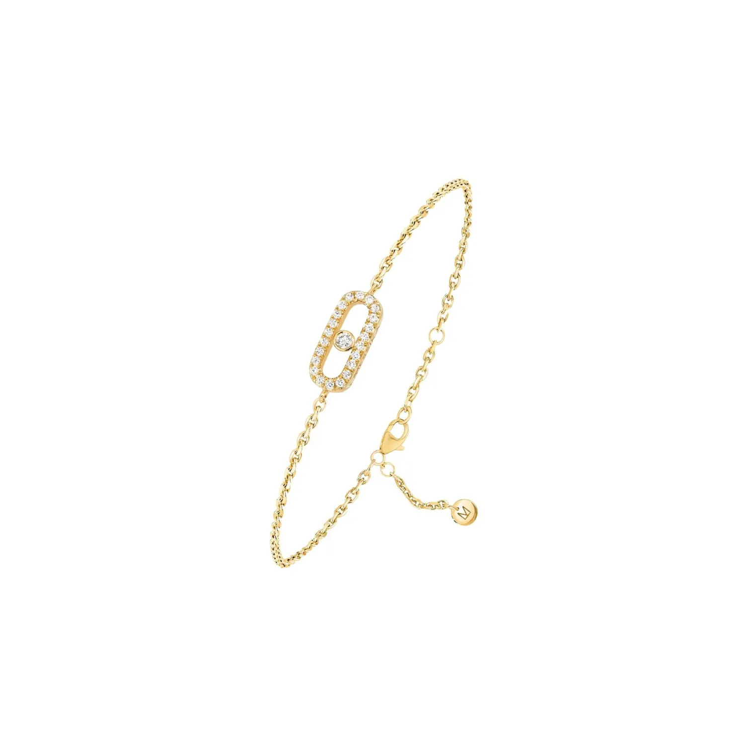 Messika Bracelet Care(s) en or jaune et diamants Outlet