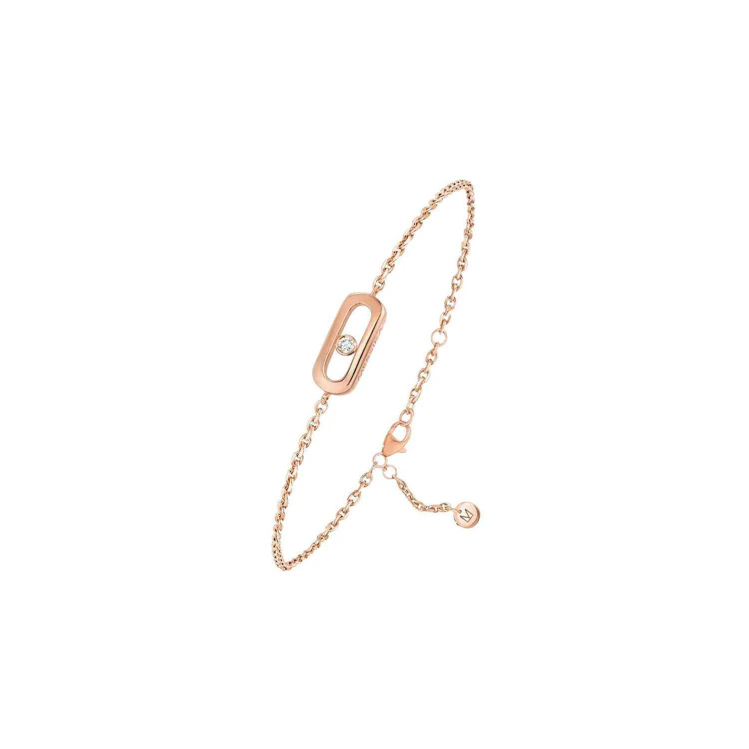 Messika Bracelet Care(s) en or rose et diamants Cheap