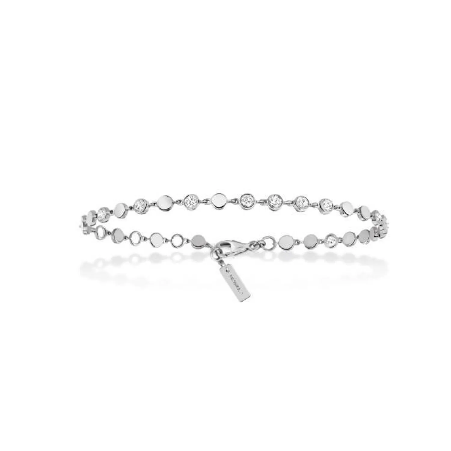 Messika Bracelet D-Vibes en or blanc et diamants Outlet