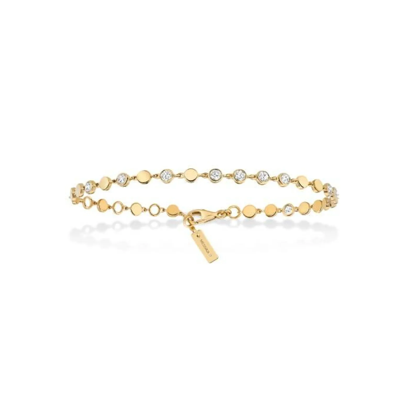 Messika Bracelet D-Vibes en or jaune et diamants Best Sale