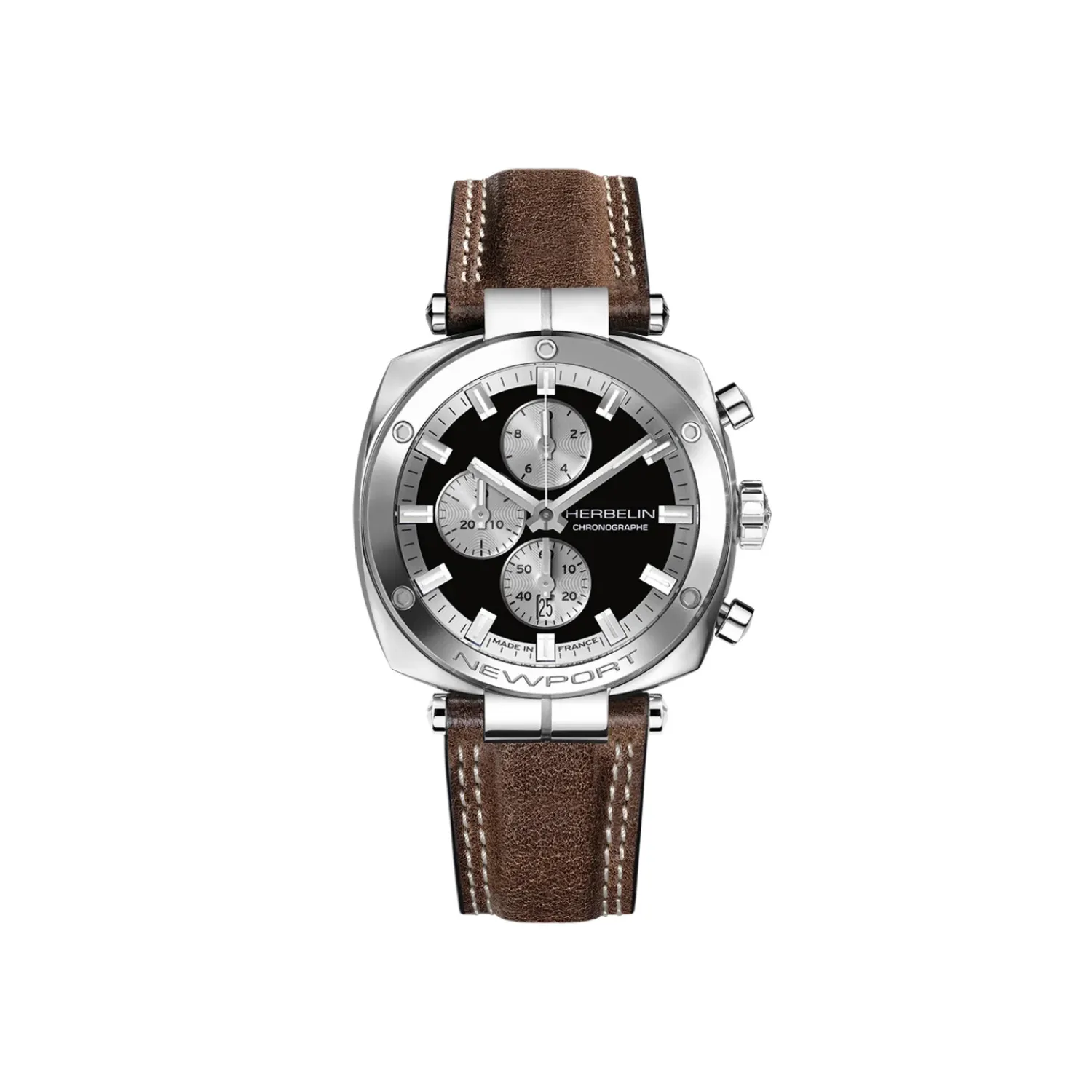 HERBELIN Montre Michel Newport 35664AP24BR Cheap