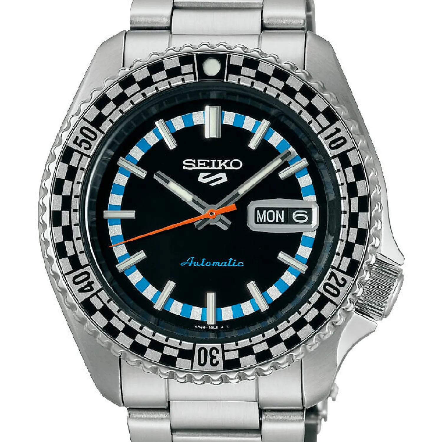 Seiko 5 Montre Sports Checker Flag Édition Spéciale SRPK67K1 Fashion