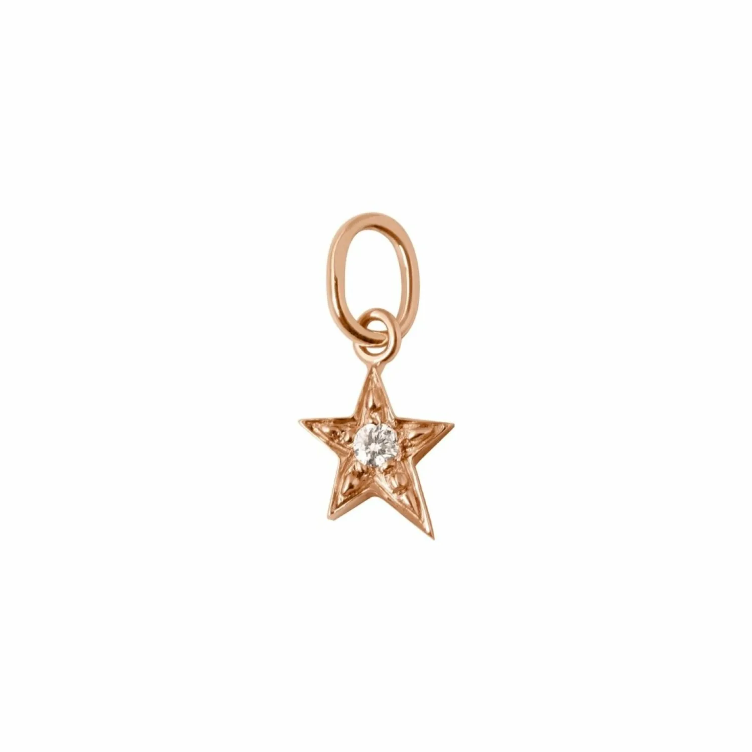 Gigi Clozeau Pendentif Etoile, or rose et diamant Discount