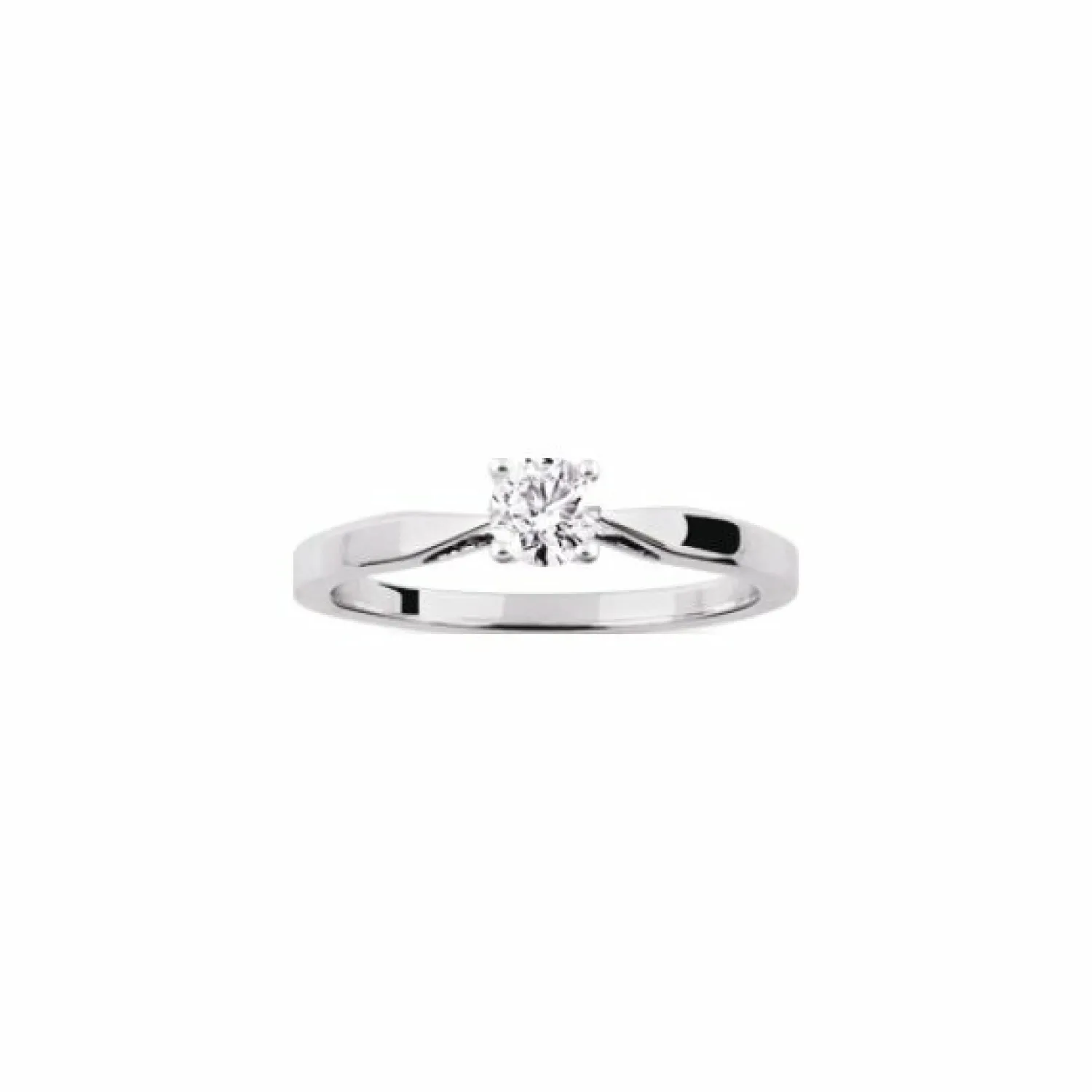 Rigal Solitaire en or blanc et diamant de 0.30ct Outlet